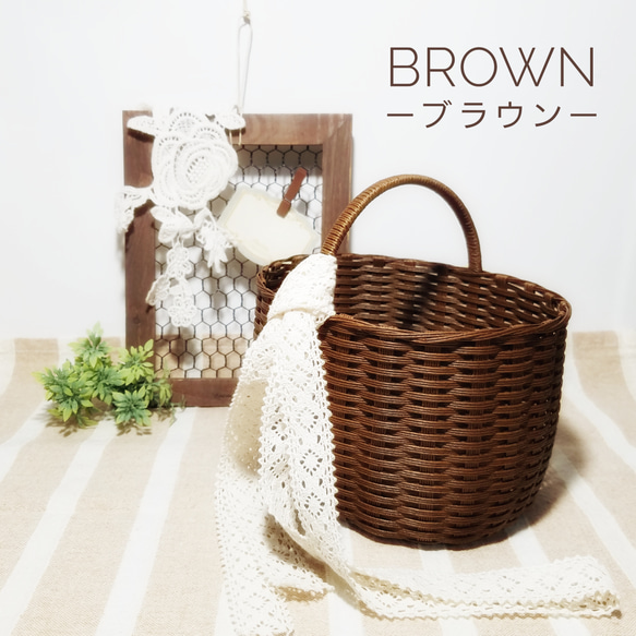 クラフトバンドで作るnatural basket　[onlineワークショップ] 3枚目の画像