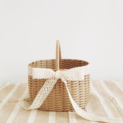 クラフトバンドで作るnatural basket　[onlineワークショップ] 4枚目の画像