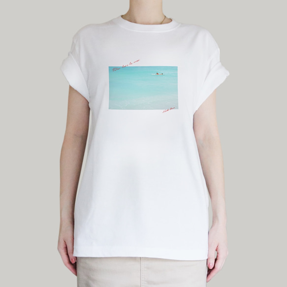 Voler dans la mer　フォトTシャツ《NORTH SHORE SERIES》 2枚目の画像