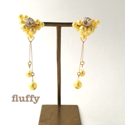 mimosa yellow ピアス(orイヤリング) 1枚目の画像