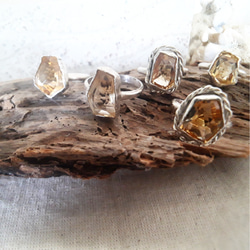 【11号】citrine ring silver925 4枚目の画像