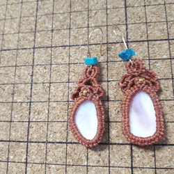 shell × macrame pierce 4枚目の画像