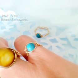 braid turquoise ring 4枚目の画像