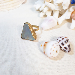 【13号】seaglass jewelry ring 1枚目の画像