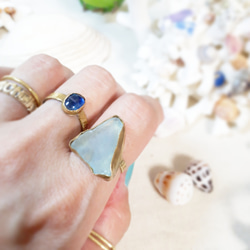 【13号】seaglass jewelry ring 2枚目の画像