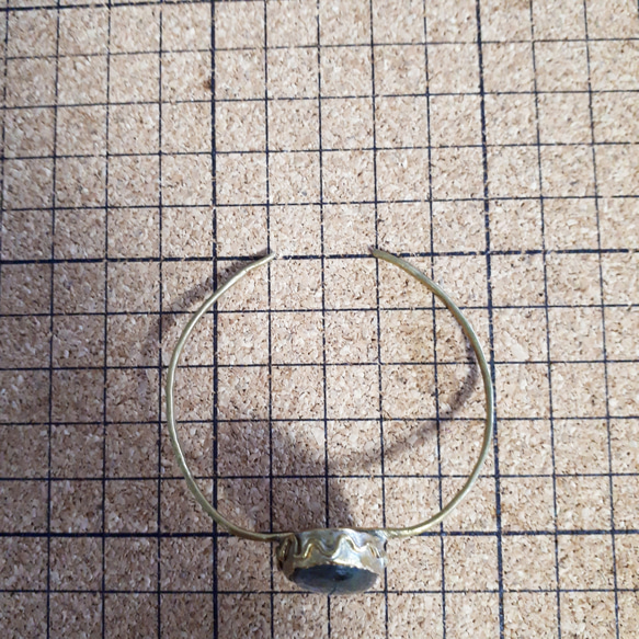 brass bangle -Labradorite- 5枚目の画像