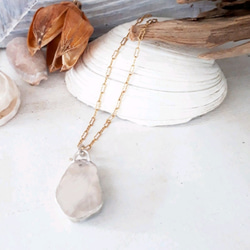 【silver925 × ♡】seaglass necklace 2枚目の画像