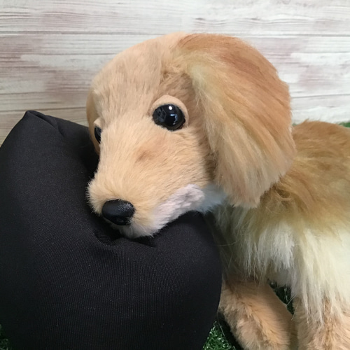 ミニチュアダックス（オーダー品） r様オーダーメイド品(ミニチュアダックスフンド) ぬいぐるみ
