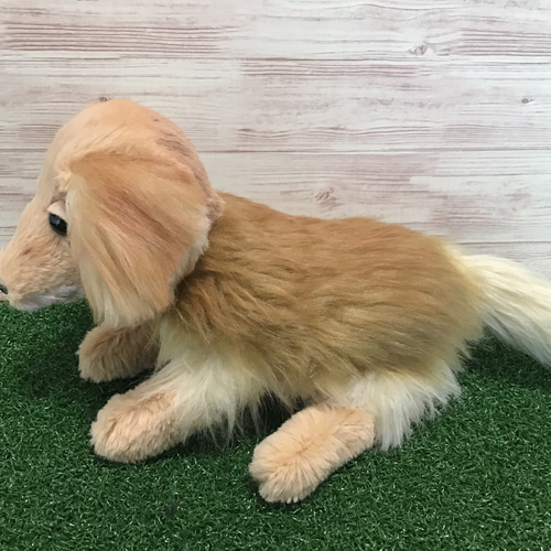 ミニチュアダックス（オーダー品） r様オーダーメイド品(ミニチュアダックスフンド) ぬいぐるみ