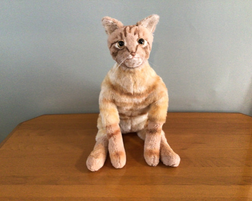 ネコ虎出品 チャトラン猫【猫_852】 立体・オブジェ 深尾竜騎 通販 17754309