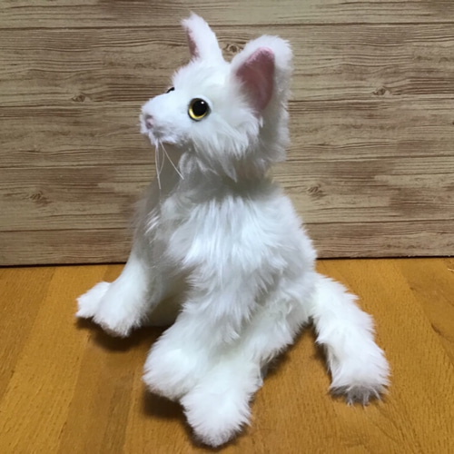 εïз の〜んびり εïз様】ハンドメイドオーダー★猫と女の子バッグ&ポーチ5点 受注製作〉愛猫ちゃんオーダーメイド縫いぐるみ(成猫ちゃん