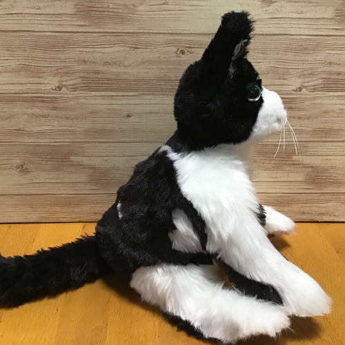 オーダーメイド品(ハチワレ成猫) 愛猫ちゃん ぬいぐるみ もんぺ