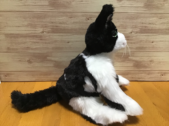 オーダーメイド品(ハチワレ成猫) 愛猫ちゃん 4枚目の画像