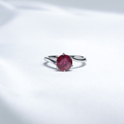 天然ルビーリング / プラチナリング】pt900 中石1.032ct カラー