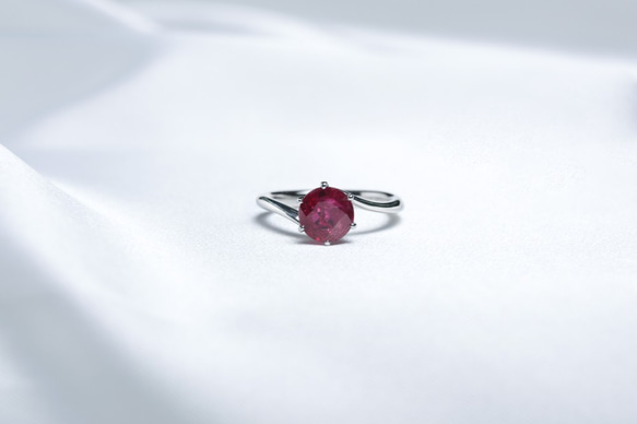 天然ルビーリング / プラチナリング】pt900 中石1.032ct カラー
