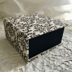 【オンラインレッスン】 カルトナージュキット 小物入れ　手作りキット　箱　カルトナージュ 3枚目の画像
