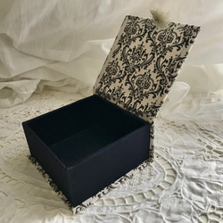 【オンラインレッスン】 カルトナージュキット 小物入れ　手作りキット　箱　カルトナージュ 4枚目の画像