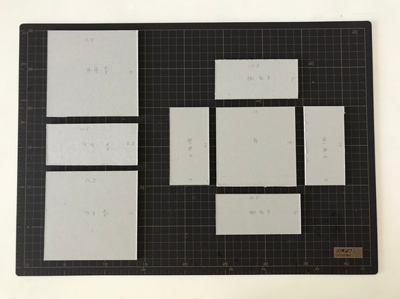 【オンラインレッスン】 カルトナージュキット 小物入れ　手作りキット　箱　カルトナージュ 5枚目の画像