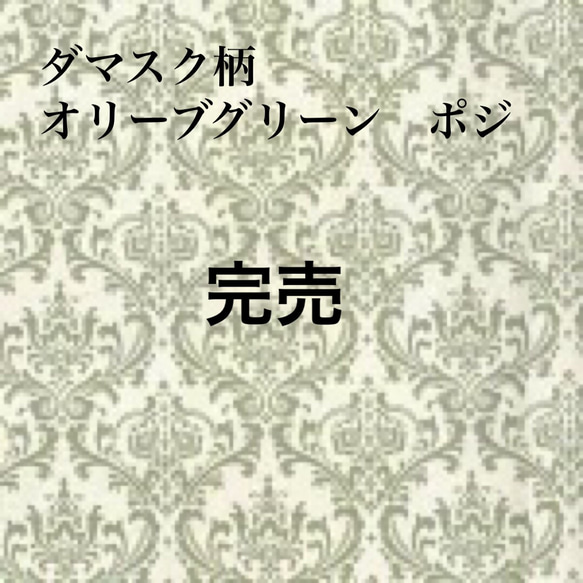 マスクボックス・マスクケース・収納箱・ダマスク柄　ライトグリーン　カルトナージュ　3dマスク対応 8枚目の画像