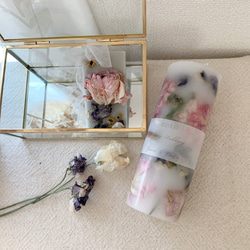 アフターブーケキャンドル《Ⅼサイズ1本単品》 大切な記念のお花を