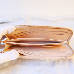 定制L形緊固件修身錢包，皮革和線頭選擇（皮革：Nume） 第4張的照片