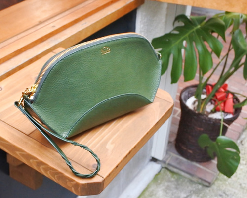 eimy.shimizu様オーダークラッチバッグ モスグリーン クラッチバッグ