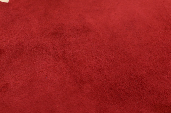 [La culla]（表：紅色/背面：紅色）意大利皮革手拿包和肩部2路包 第6張的照片