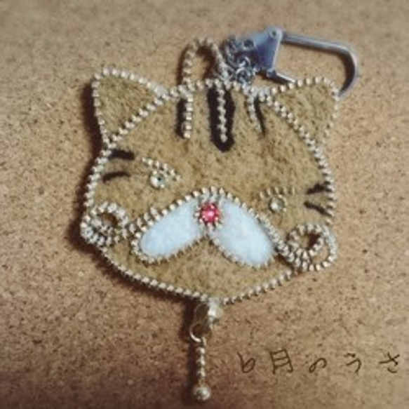 FELT&ZIPPER CAT　バックチャーム 4枚目の画像