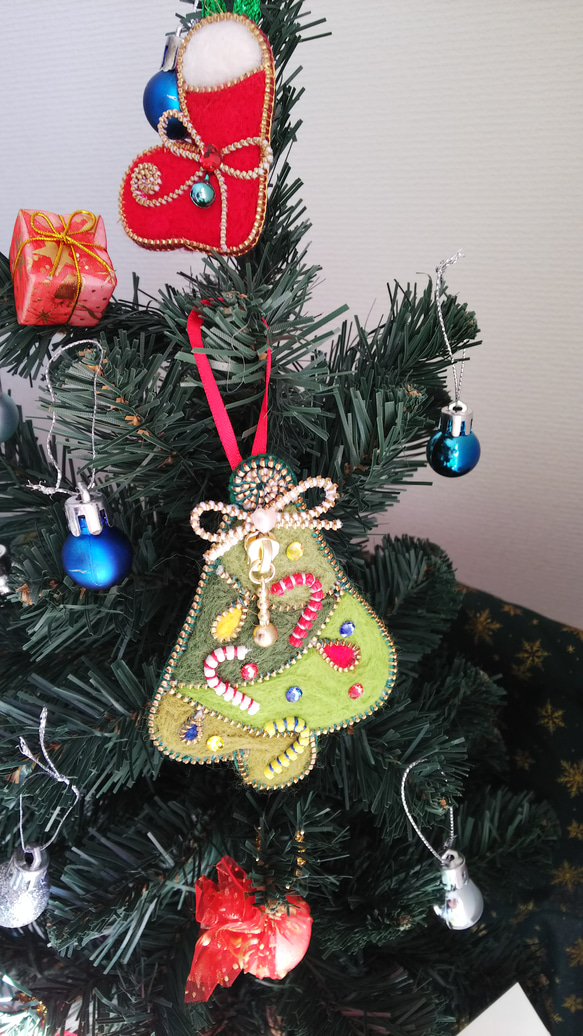 FELT＆ZIPPER クリスマスツリー飾り～TREE～ 4枚目の画像