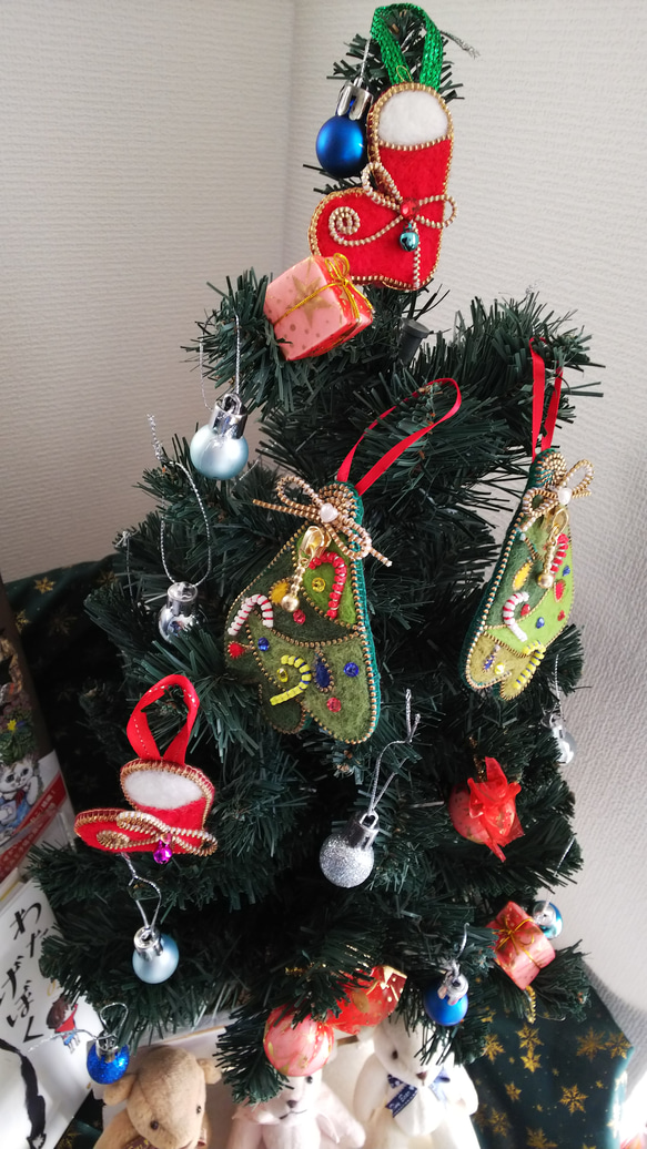 FELT＆ZIPPER クリスマスツリー飾り～TREE～ 3枚目の画像