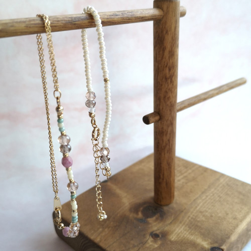 ★Y0302★アンティーク　ブレスレット　テラコッタ　ガラスビーズ ☆Y0302☆アンティーク ブレスレット テラコッタ ガラスビーズ