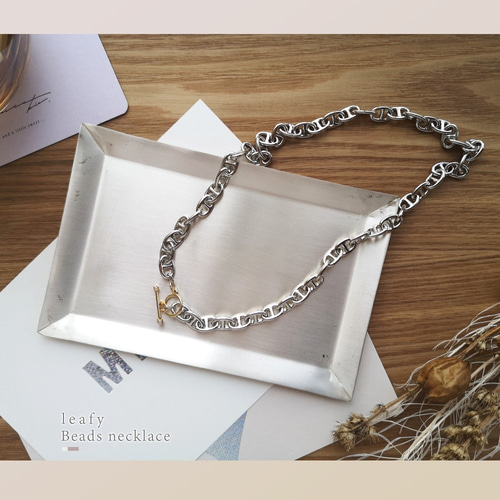 GOLD & SILVER MIX マリンチェーンネックレス ゴールド GOLD & SILVER MIX マリンチェーンネックレス ゴールド