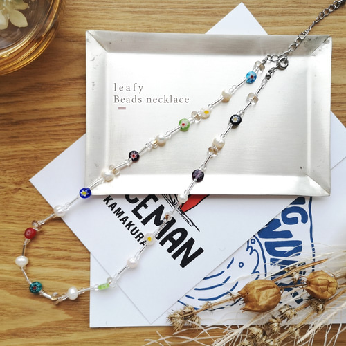 MIE様確認用 handmade ネックレス パール&ビーズ MIE様確認用 handmade