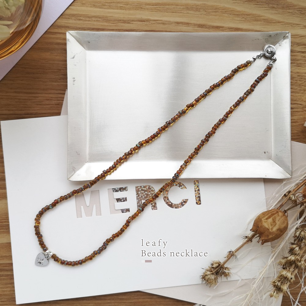 CHERRY BROWN Beads Necklace｜ネックレス｜IDEE SHOP Online