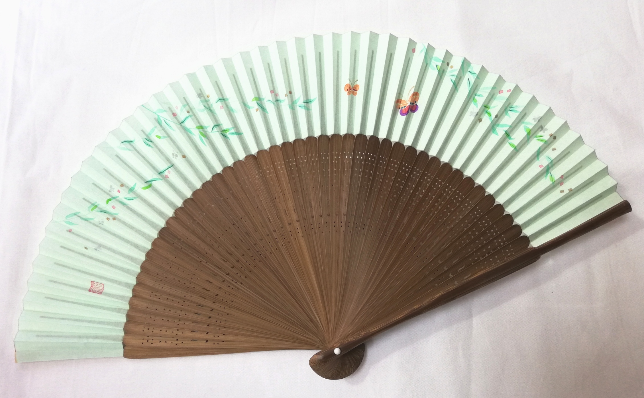 【本体価格30%OFF】趣 -omomuki-<柳蝶>　京扇子