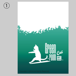 【GreenRoomCat】パネル　サーフィンをするネコ！ 1枚目の画像