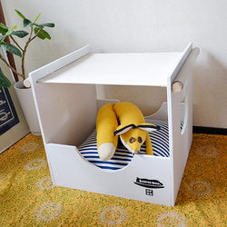 【スリーパーホールド】ネコ用2段ベッド（ハンモック+ボックス） 8枚目の画像