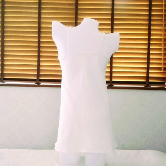 全5色インナーキャミソール　ダブルガーゼ　カップ付き　スリップ　ブラキャミ 2枚目の画像