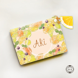 [刻名訂單]檸檬吊飾柑橘汽水卡盒 第1張的照片