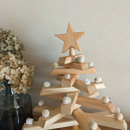 四万十ヒノキ 木製ツリー その他インテリア雑貨 ravi-wood's 通販