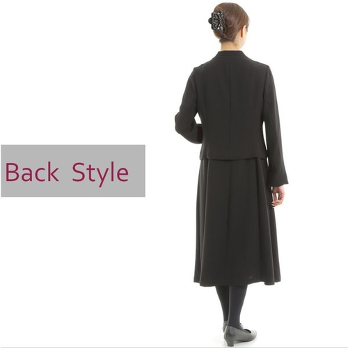 喪服 レディース 礼服 ブラックフォーマル ロング丈 大きいサイズ  