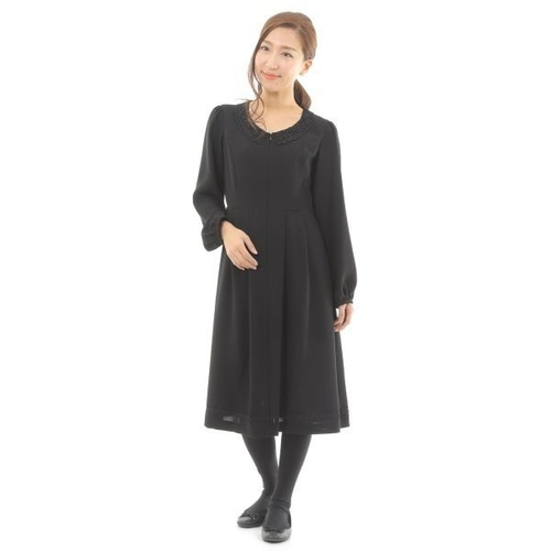 喪服 レディース 大きいサイズ 礼服 漆黒 オシャレ ブラック