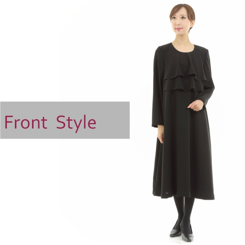 美品 大きいサイズ 礼服喪服 ワンピース 21号 LIPRIA  リボン 黒 楽天市場】喪服 礼服 ブラックフォーマル ワンピース レディース