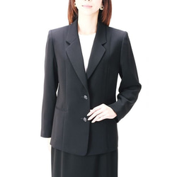 喪服 ブラックフォーマル レディース 礼服 ジャケット 単品 送料無料 テーラードジャケット 上下別喪服 単品 7260 2枚目の画像