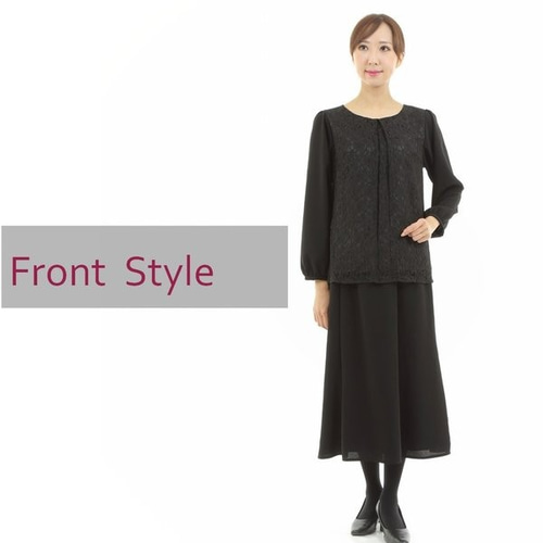 喪服 レディース ブラックフォーマル 大きいサイズ 礼服 ゆったり喪服  