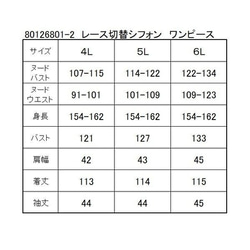 喪服 礼服 大きいサイズ レディース レース ワンピース ブラックフォーマル 楽 ゆったり ロング 126801-2 10枚目の画像