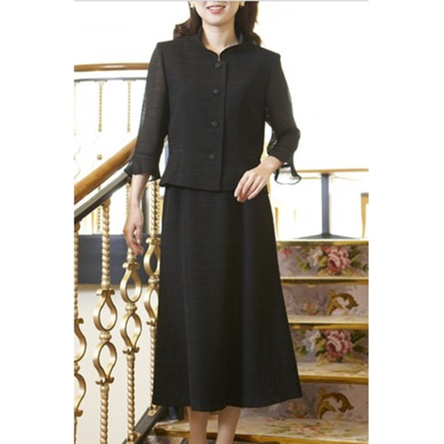 夏に涼しい紗織喪服 レディース ブラックフォーマル ロング 夏に涼しい紗織喪服 レディース ブラックフォーマル ロング