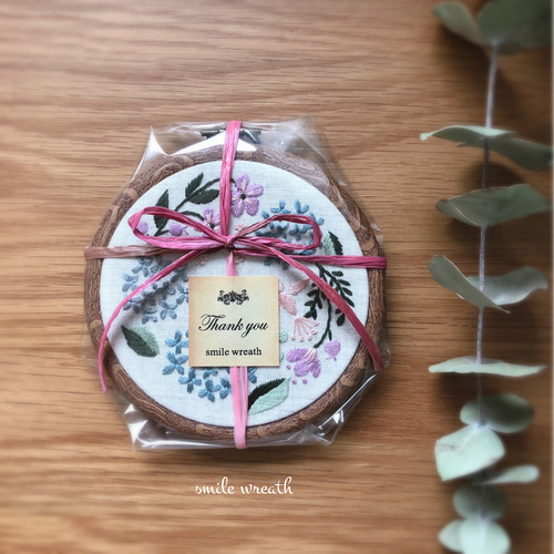 紫陽花　刺繍　額装 35c977eac18f13b5ac99808e897723