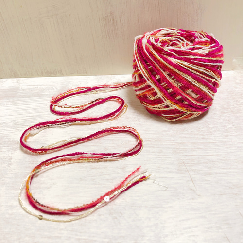 引き揃え糸【華 -Hana-】#101 毛糸 Fluffy yarns 通販 10532953