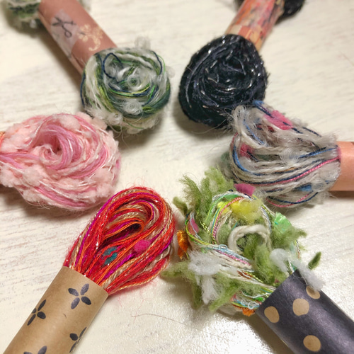 引き揃え糸【カラフル糸セット】#set-005 毛糸 Fluffy yarns 通販  
